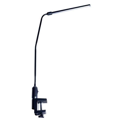 Lavish Home 72-L092-B Desk Lamp with Clamp-Modern Contemporary LED Clip on Light for Table-Home Office or Dorm Room Accessories, 41", Black