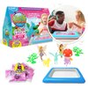Zimpli Kids Gelli Adventures Fantasy Pack, 5 Use Pack, 8 x Fantasy Figures, Inflatable Tray, Imaginative Pretend Playset, Children's Sensory Kit, Birthday Gift for Boys & Girls, Role Play Toy