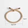 Elastic Hair Ties Elastics,Stretchy Rubber Bands,Pack of 12,Women Elastic Knotted Hair Rope Ponytail Holders for Women Girls(Kahki)