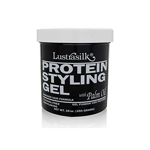 Lustrasilk Protein Styling Gel with Palm Oil 16.0 oz 6pack