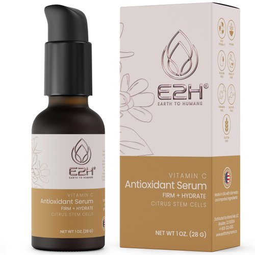 E2H Vitamin C Antioxidant Serum with Citrus Stem Cells | Nourishing &amp; Restorative | Boosts Hydrat...