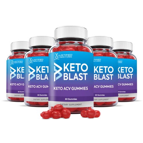 Justified Laboratories (5 Pack) Keto Blast Gummies 1000MG ACV with Pomegranate Juice Beet Root B12 300 Gummys