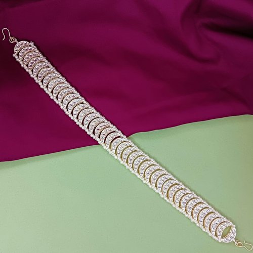Efulgenz Indian Maang Tikka Earrings Set Bollywood Crystal Rhinestone Head Chain Bridal Headpiece Crystal Bollywood Sheeshphool Mathapatti Party Hair Accessories for Women
