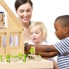 Wooden Dollhouse Furniture|Made of Safe Wood and Bright Water-Based Paint|Compatible with Most Doll Houses|Eat-in Kitchen