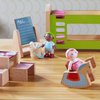 HABA Little Friends Family Time - Mom, Dad and Baby Dollhouse Toy Figures