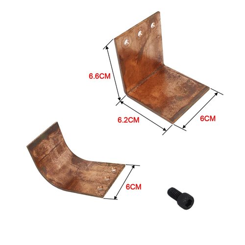 scottchen PRO Welding Spoon Copper Welding Spoon Welders Helper,3 Plate Set, Flat/Curved/Angle Copper Paddle Backer