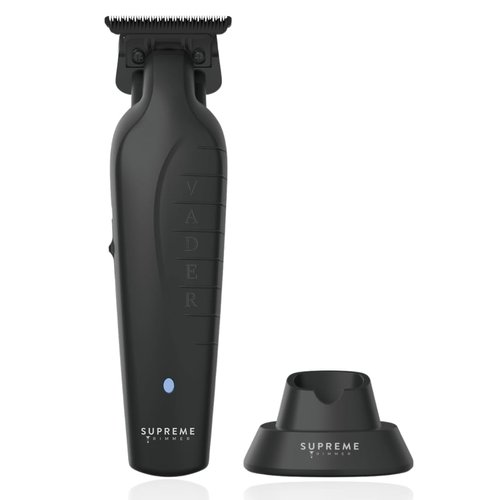 Supreme Trimmer Vader Trimmer ST3778 | Barber Liner Mens Beard Trimmer (210 Min Run Time) DLC T Blade Cordless Hair Clippers | Black