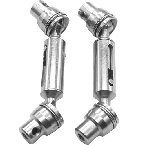 2PCS ShareGoo Metal RC Car Drive Shaft CVD Center Driving Shaft Dogbone 58-72mm Compatible with WPL HengLong 1/16 RC Military Truck Crawler Car
