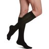  Sigvaris Zurich Collection 20-30mmHg Women's Sea Island Cotton Socks, Black, LL