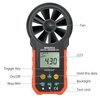 Proster Handheld Anemometer Portable Wind Speed Meter CFM Meter Wind Gauge with LCD Backlight for Weather Data Collection Outdoors Sailing Surfing Fishing
