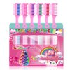 New Hair Chalk Comb for Girls Kids, Washable Temporary Hair Color Dye for Kids Age 5 6 7 8 9 10+ Birthday Party Gift Cosplay DIY, Children's Days (Blue, Pink, Purple, Green, Red, White)
