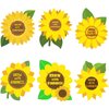 Patelai 30 Sets Be Kind Sunflower Craft Kit for Kids DIY Religious Kindness Sunflower Craft Bulk Make Your Own Sunflower Sunday School Craft for Kids Summer Spring Fun Home Classroom Activities