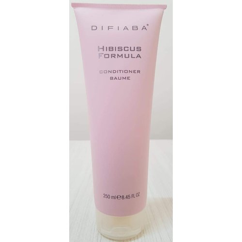 DIFIABA - Hibiscus Formula™ Moisturizing Conditioner - Long-Lasting Luminous Shine - Strengthens & Hydrates Hair - For Daily Use - All Hair Textures - W/Linseed, Sunflower & Shea Butter (8.45oz)