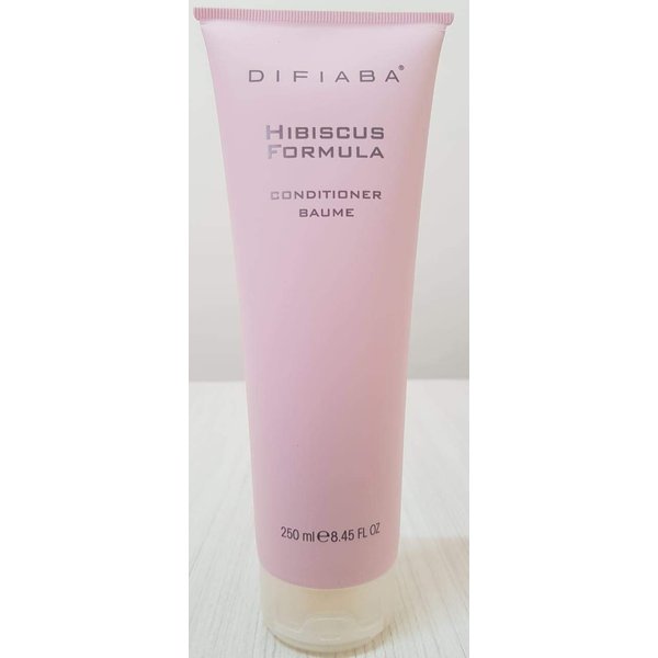 DIFIABA - Hibiscus Formula™ Moisturizing Conditioner - Long-Lasting Luminous Shine - Strengthens & Hydrates Hair - For Daily Use - All Hair Textures - W/Linseed, Sunflower & Shea Butter (8.45oz)