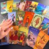 CRAFTERIAN Urban Enigma Tarot Cards with Foil, 78 Tarot Deck, Original Tarot Cards for Beginners and Experts with Guide Book, Fortune Telling Game, Divination Tools for All Skill Levels.