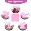 1000 PCS Lint Free Nail Wipes,Eyelash Extension Glue Wipes with Container,Super Absorbent Soft Non-Woven Fabric Lash Glue Wipes,Lint Free Wipe for Lash Extension Supplies & Nail Polish Remover-Pink