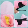 Framendino, 5 Pack Artificial Flower Hair Clips Hawaiian Amapola Flower Orchid Hair Barrettes Clips
