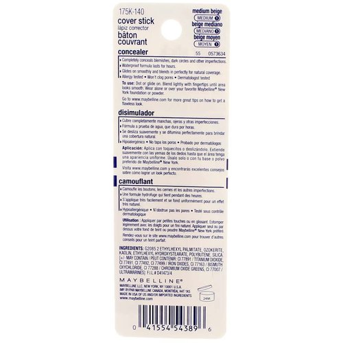 Maybelline Cover Stick Concealer Medium Beige 03