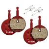 2 Pairs Organic Resin Bicycle Disc Brake Pads for Avid BB5 Mechanical