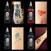 OPHIR Temporary Tattoo Ink Airbrush Body Art Pigment Body Paint for Airbrushing Body Art Temporary Tattoo Colors 60ML/Bottle (BLACK)