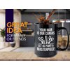 Flairy Land Hair Stylist Coffee Mug 15oz Black - Your Hair is Our Canvas - Hair Stylist Gift Beautician Hairdresser Salon Barber Hairdo Cosmetoloist Scissors Blower