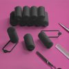 36 Pieces Foam Sponge Hair Rollers - Soft Sleeping Hair Curlers Flexible Hair Styling Curlers Sponge Curlers for Hair Styling (Black)