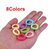 Mini Hair Bands for Girls, Zingso Colored Soft Small Tiny Elastic Hair Ties Rubber Bands Hair Bands Ponytail Holders for Baby Kids Girls (Colourful (100PCS))