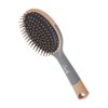 Goody Detangle It Oval Hair Brush, Detangler Brush with Fine Flexible Bristles, Use as a Detangling Brush or Styling Brush, Hair Brush to Tackle Tangles & Knots, All Hair Types, Brown/Grey