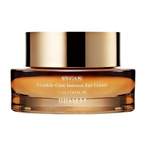 BIDALLI Vegan Wrinkle Care Intense Eye Cream for Anti-Aging Care, Dark Circle, Elasticity, Hydration - Korean Skin Care - 100% Vegan, Clean & Cruelty-Free & Clean Beauty (30ml / 1.01Fl. Oz)