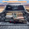 Truck Bed Net, Highly Elastic Cargo Net for Pickup Truck Bed, Stretchable Mesh Organizer for Pickup Trunk Bed, Suitable for Daily Light Loads of Trucks, 4'x4’ Stretches to 7‘x 7’