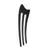 CHOISBEING Wooden French Hair Fork Handmade 3-Prong Hair Stick for Women Ebony Hair Chopsticks for Buns Chignon Hair Pins Accessory