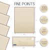 Vintage Airmail Stationery Paper Set, 100-Piece Set (50 Lined Sheets + 50 Matching Envelopes), Letter Size 8.5 x 11 inch, Double Sided & Lined Paper, by Better Office Products