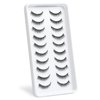 Natural Eyelashes Natural Look Small Lashes Short Eyelashes Natural Lashes False Eyelashes Wispy Eye Lashes Pack 10 Pairs D-M05