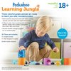 Learning Resources Peekaboo Learning Jungle Toddler,10 Pieces, Ages 18 Months+, Learning Toys, Baby Toys, Educational Toys, Fidget Toys, fine Motor Skills