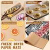 Perkoop 200 Pack Freeze Dryer Parchment Paper Set, Trays Paper Mats for Freeze Dryer Trays Accessories, Fit for Small Medium trays, Unbleached Wood Pulp(17 1/4" x 7")