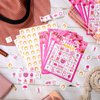 Liliful 35 Pcs Cowgirl Party Bingo Game 24 Players Western Cowgirl Bingo Cards Let's Go Girls Party Games for Girls Adults Family Gathering Pink Disco Cowgirl Bachelorette Party Supplies