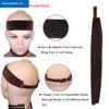TOBBST Wig Grip Headbands for Women,2 Pieces Adjustable wig grip band for lace front,No Slip Wig Scarf Hat Grip Wig Band (Dark Brown)
