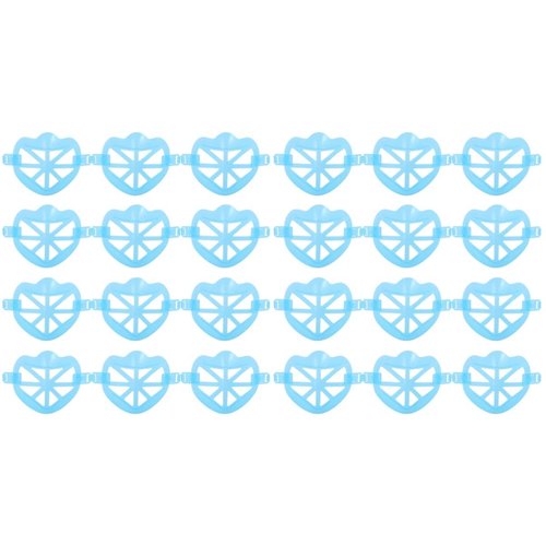 24 Pcs Bracket Lipstick Protector Lipstick Protection Stand Mask Support Rack Lipstick Protective Stand Face Mask Rack Mask Inner Stand Mask Inner Support Frame Mask Inner Frame