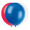 Red/White/Blue Latex Balloons, 12" (10-Pack) - Premium-Quality & Vibrant Party Decorations, Perfect for Any Celebration