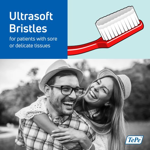 TEPE Special Care Soft-Bristle Toothbrush, Post-Surgery Toothbrush for Sensitive Teeth and Gums