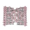 Ruihfas 6Pcs Multifunction Easy Comb Magic Comb Stretchy Beaded Hair Comb Elastic Double Combs in Mix Colors Hair Holder