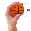 Mini Basketball Stress Balls 12 Pcs Pack | 2.5” Inch Mini Basketballs for Kids | Small Basketball Party Decoration | Party Favors, Small Soft Foam Basketballs | Basketball Party Goodie Toy By Anapoliz