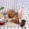 3 Piece Glass Measuring Cup Set, Includes 1/2-Cup, 1-Cup, and 2-Cup High Borosilicate Glasss Liquid Measuring Cups, Dishwasher, Freezer, Microwave, and Preheated Oven Safe, Essential Kitchen Tools