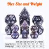 15 Sets Random Assortment Polyhedral RPG Mini Dice (105pcs),Surprise Mystery Mini Dice Set,10mm Mini DND Magic The Gathering Dice Set for MTG,RPG,D&D Dungeons and Dragons Role Playing Game
