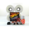 Longboard Cruiser Skateboard High Rebound Wheels + ABEC-7 Speed Bearings White