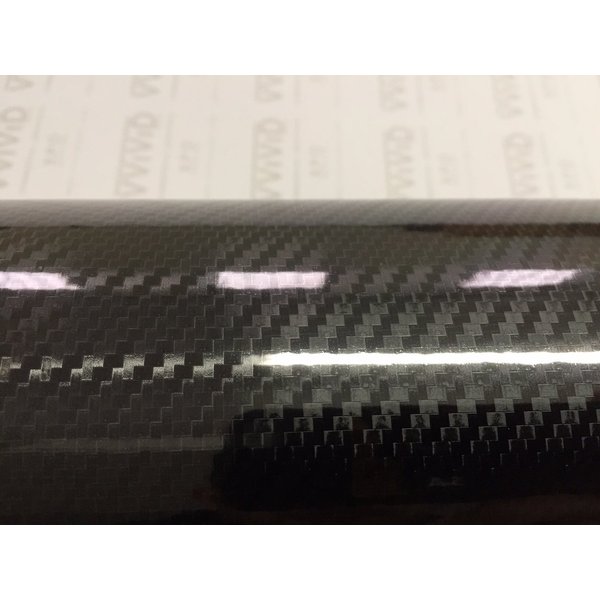 VVIVID Epoxy High Gloss Carbon Vinyl Automotive Wrap Film DIY Easy to Install No Mess (1ft x 5ft, Black)