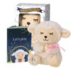 VUNCESSIN Baptism Gifts for Baby Girls with 7'' Cute Plush Lamb and Pray Book, Baptism, Dedication and Christening Gift Set for Girls in Keepsake Box.