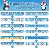 YYMYMGJ 48 PCS Penguin Slap Bracelets Party Favors, Penguin Wristbands Bracelets Goodie Bag Fillers for Penguin Birthday Party Decorations Supplies for Kids Boys Girls Classroom Rewards