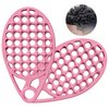 KOUPA Magic Silicone Curly Hair Brush, One Piece Twist Curl Comb for Afro Curls, Washable Hair Tool for Men Women, Pink, 2 Pieces