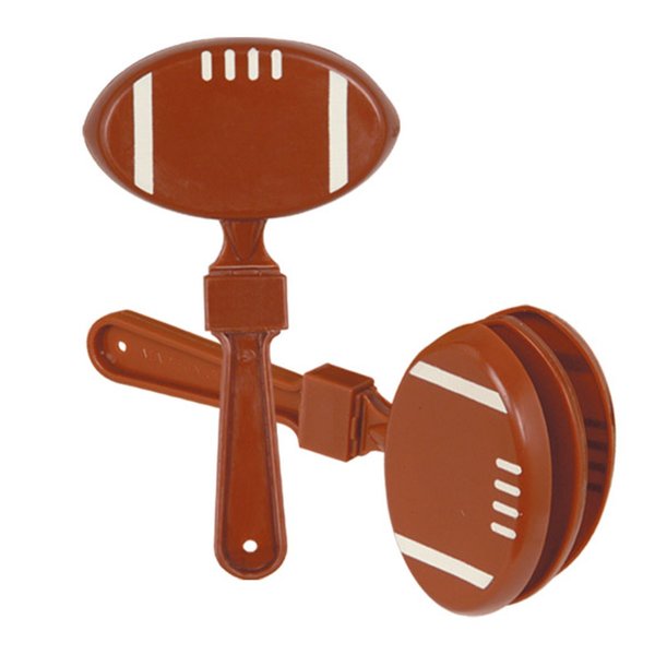 PMU Football Party Supplies and Decorations - Game Clapper 7in Super Bowl Sports Theme Party Accessories Football Indoor/Outdoor Decorations (3/pkg) Pkg/1